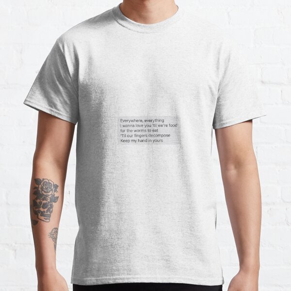 Everywhere Everything Lyrics T-Shirt Noah Kahan Shirt Sweatshirt