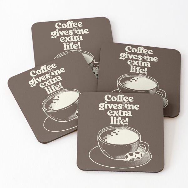 Item preview, Extra Life Coffee Dark by Tobe Fonseca designed and sold by Tobe Fonseca®.