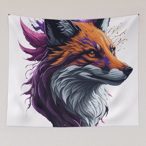 Item preview, Red Splashed Fox designed and sold by PrintsCreativ.