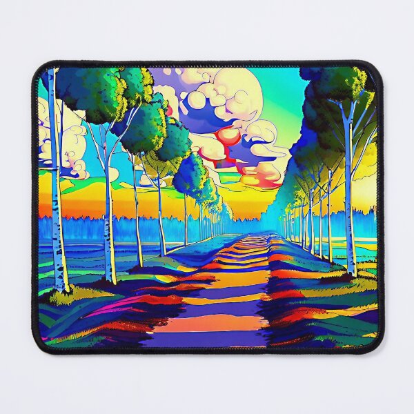 Item preview, Summer Shadows Pop Art Landscape designed and sold by LaRoach Digital Arts.