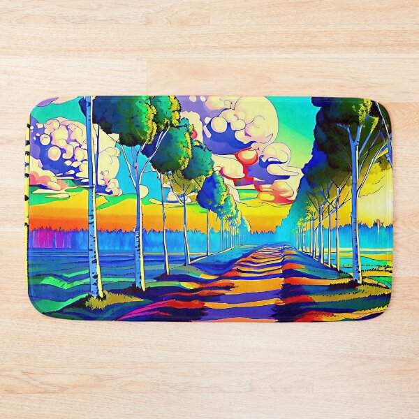 Item preview, Summer Shadows Pop Art Landscape designed and sold by LaRoach Digital Arts.