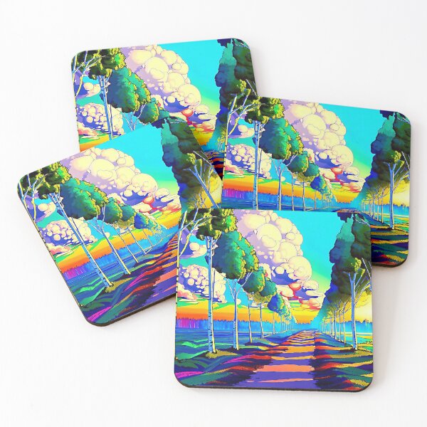 Item preview, Summer Shadows Pop Art Landscape designed and sold by LaRoach Digital Arts.