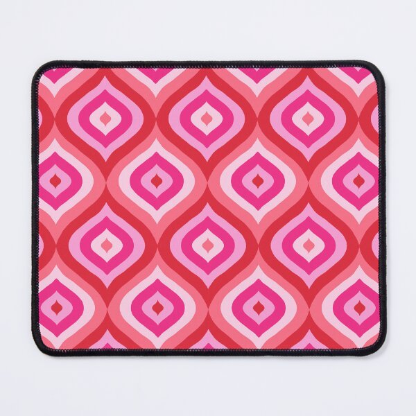 Item preview, Abstract Geometric Drop Pattern (pink/red) designed and sold by Design Minds Boutique.