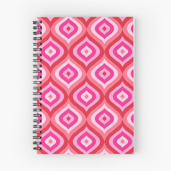 Item preview, Abstract Geometric Drop Pattern (pink/red) designed and sold by Design Minds Boutique.