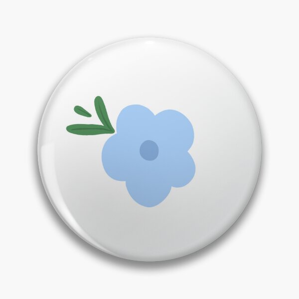 Item preview, Cute Pastel Powder Blue Flower and Leaf Design designed and sold by MagicallyStagey.
