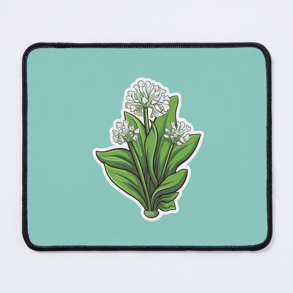 Item preview, Vibrant Wild Garlic Illustration – Flat Color Nature Art for Foraging Enthusiasts  designed and sold by Stickerharvest.