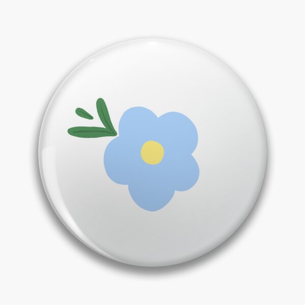 Item preview, Cute Pastel Powder Blue Flower and Leaf Design designed and sold by MagicallyStagey.
