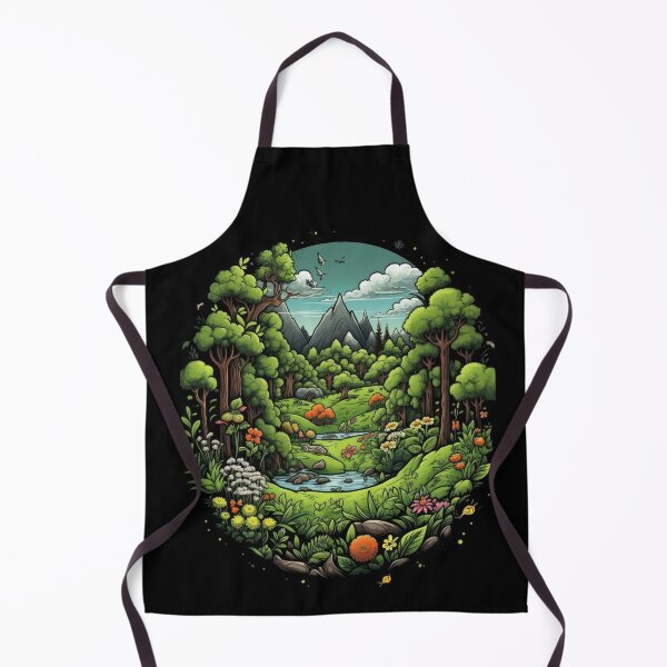 Item preview, Tranquil Cartoon Forest designed and sold by EnviPrints.
