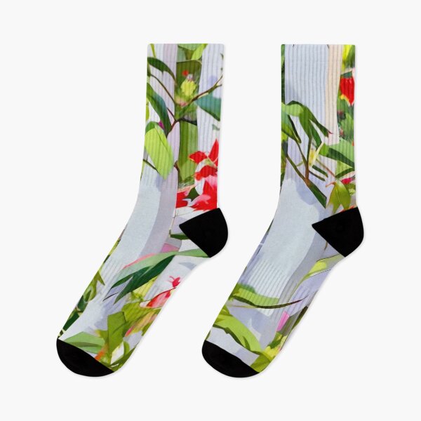 Item preview, Flowers on a White Picket Fence designed and sold by Dana Roper.