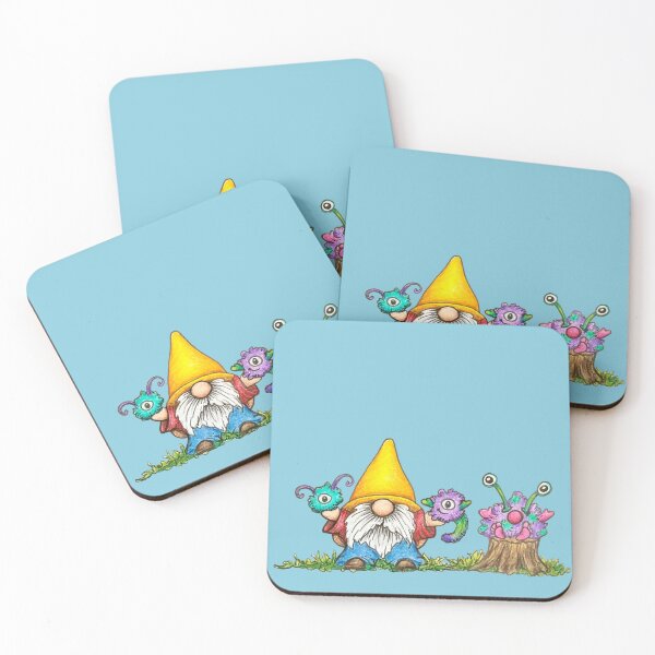 Item preview, Gnome & 3 monsters designed and sold by SarahCD13.