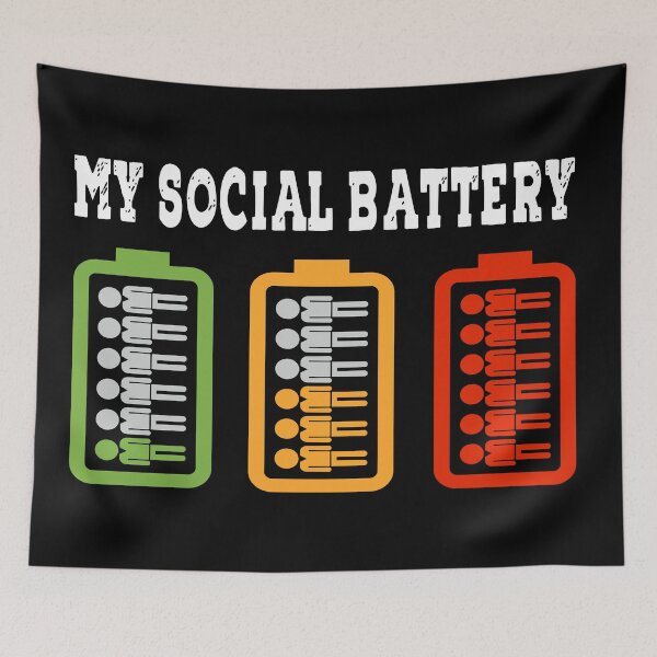 Item preview, My social battery designed and sold by CustomHive.