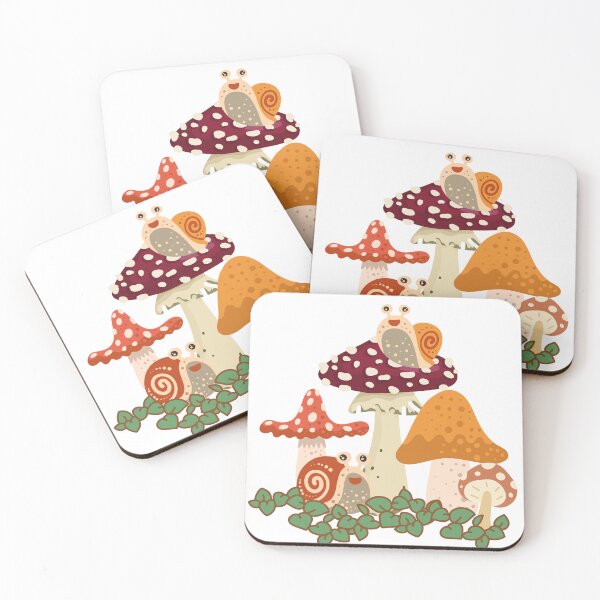 Item preview, Cute Mushrooms & Snails Cottage Core Shirt designed and sold by CloverAnnie.