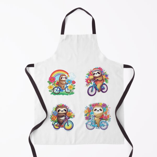 Item preview, Funny Sloths Riding Bikes designed and sold by AdiRemba.
