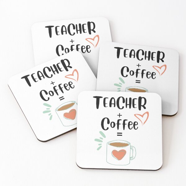 Item preview, Teacher + Coffee Design designed and sold by JAMTEESHOP.