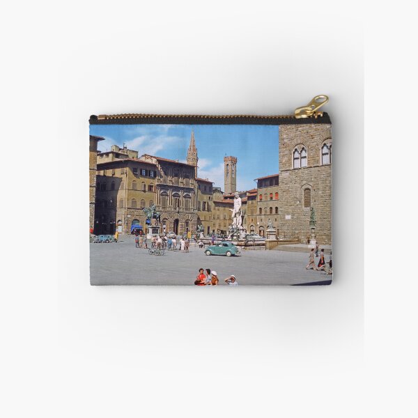 Item preview, 1940s - Scene in front of the Fountain of Neptune, Florence, Italy designed and sold by thatwaslife.