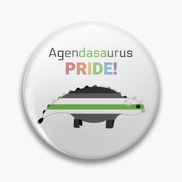 Item preview, Agendasaurus Pride Agender Dinosaur designed and sold by eliana01019.