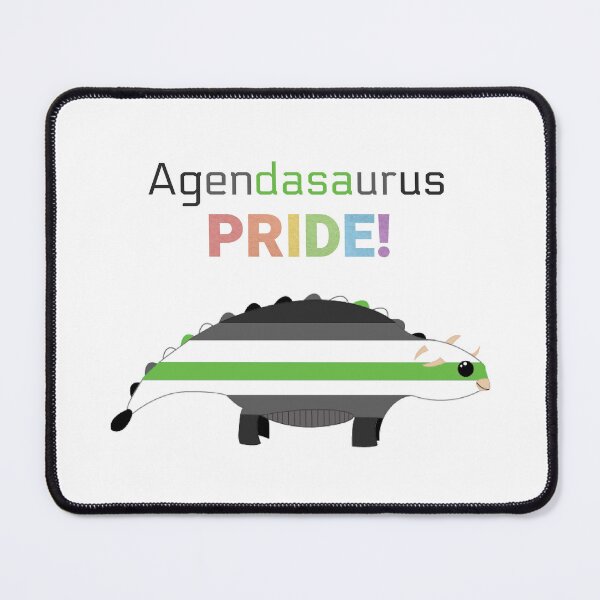 Item preview, Agendasaurus Pride Agender Dinosaur designed and sold by eliana01019.