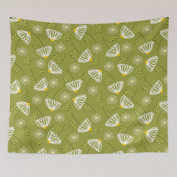 Item preview, Daisy Flower - YellowGreen designed and sold by JaselviiStudio.
