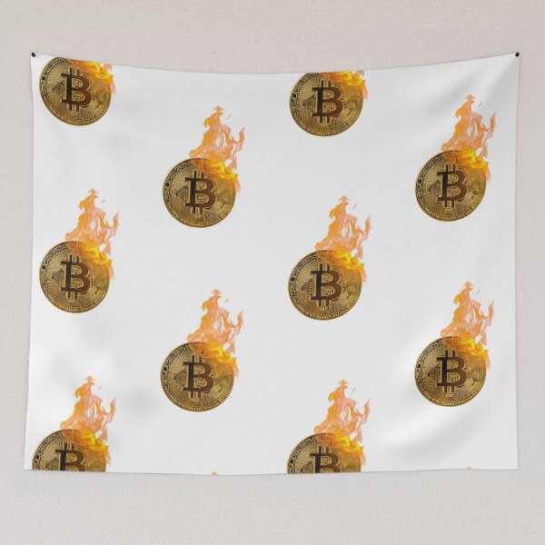 Item preview, Bitcoin Flames designed and sold by westminstershop.