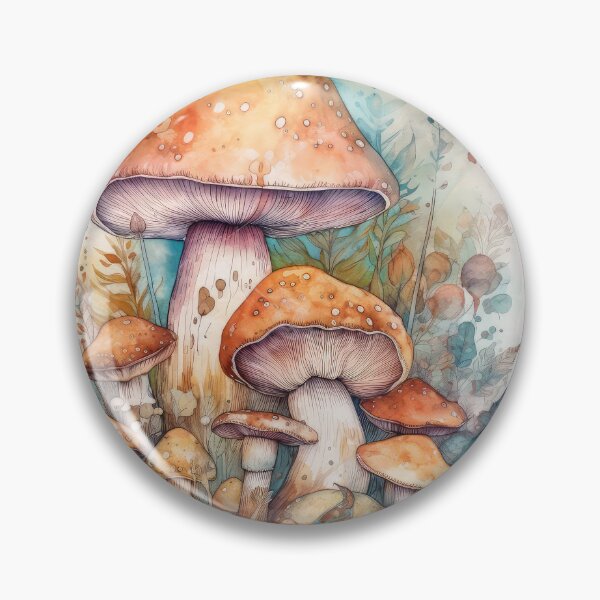 Item preview, Mushrooms designed and sold by Rosaliartbook.