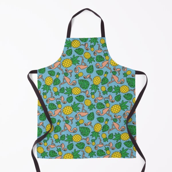 Item preview, Pineapples and Flamingos Tropical Seamless Hawiian Style Pattern (YELLOW) designed and sold by CRHPOD20.