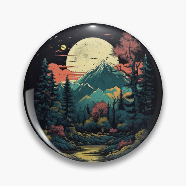 Item preview, Nighttime Forest  designed and sold by EnviPrints.