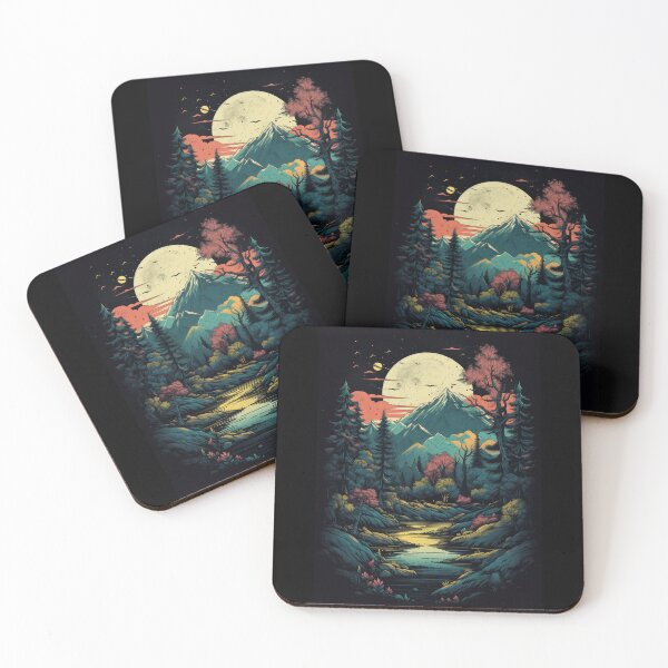 Item preview, Nighttime Forest  designed and sold by EnviPrints.