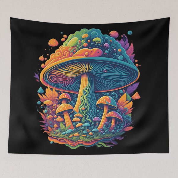 Item preview, Fantasy Mushrooms Art designed and sold by ZenStickConcept.