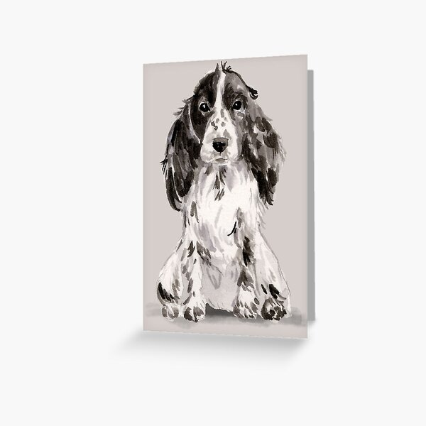 Cocker Spaniel Greeting Cards for Sale | Redbubble