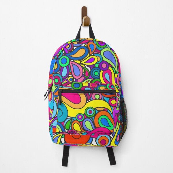 Item preview, Bright Colorful Psychedelic Trippy Dream Hippy Art designed and sold by Alondra.