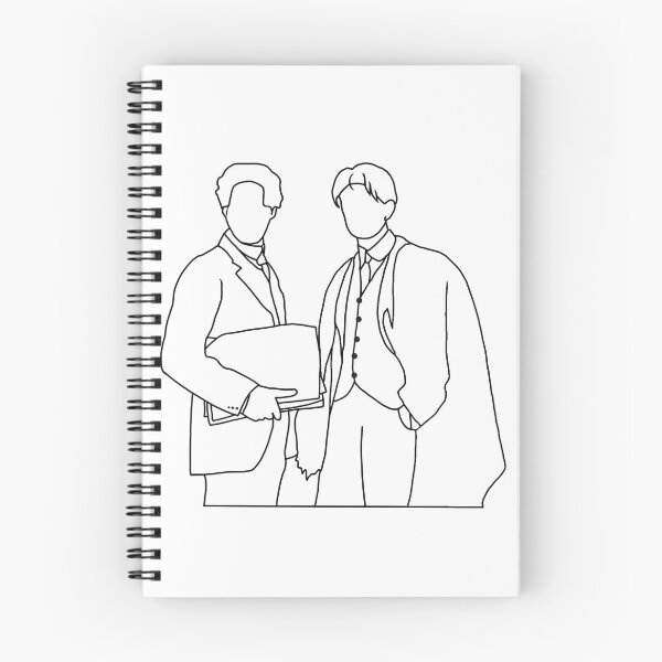 Item preview, Clive and Maurice at Cambridge (Line Version) designed and sold by Roaming  the Greenwood.