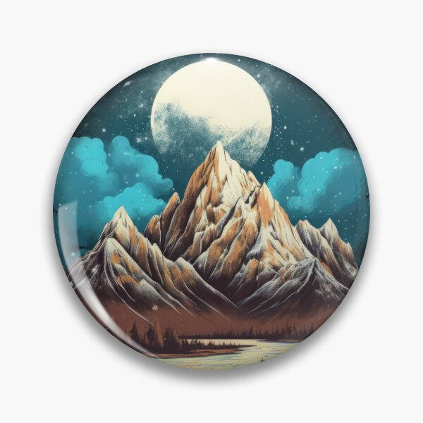 Item preview, Nighttime Mountain Sky  designed and sold by EnviPrints.