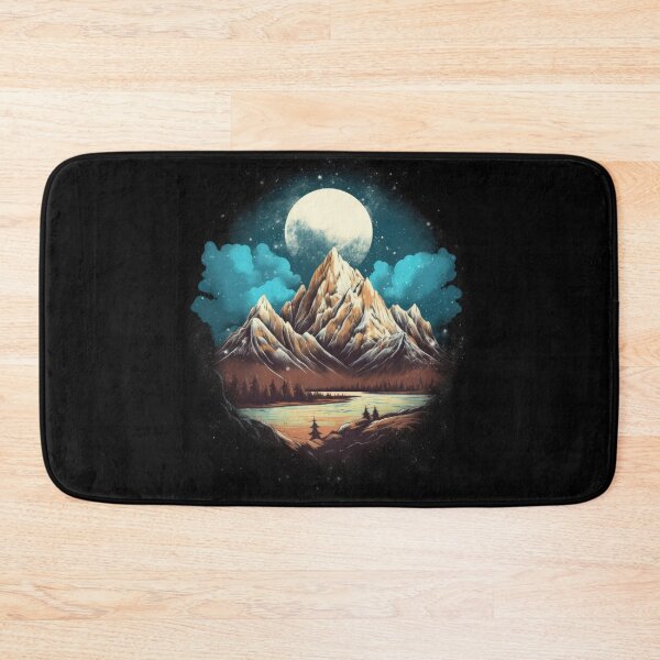 Item preview, Nighttime Mountain Sky  designed and sold by EnviPrints.