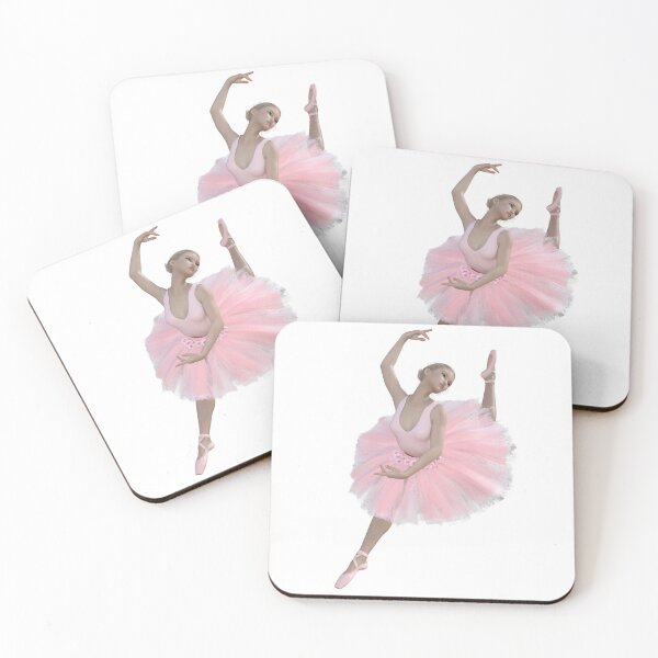 Item preview, Beautiful blonde ballerina on pointe in pink #5 designed and sold by AlluringVisions.