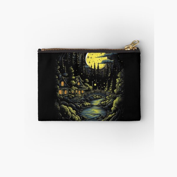 Item preview, Nighttime Forest Cabin  designed and sold by EnviPrints.