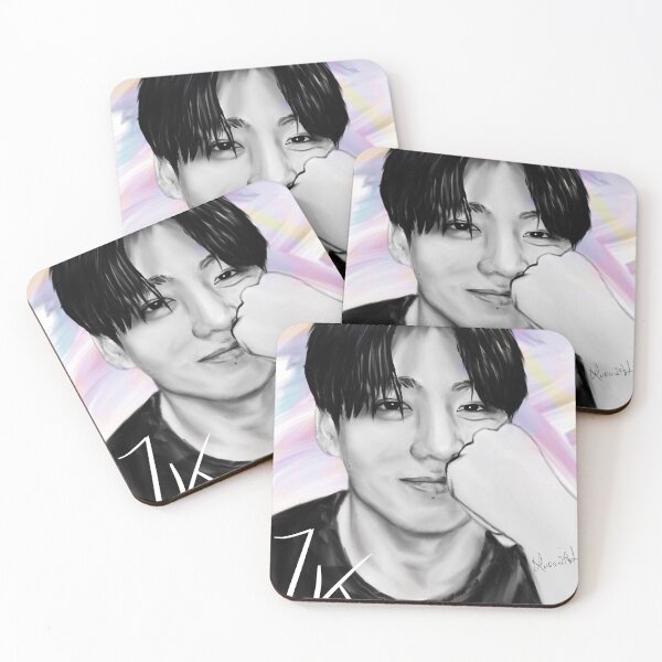 Item preview, Jungkook JK BTS fanart kpop designed and sold by Krasiaart.