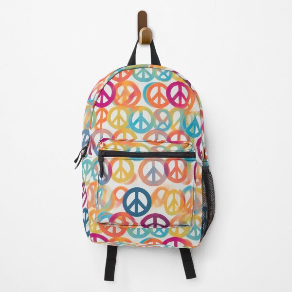 Item preview, Peace Sign Vintage Retro Pattern designed and sold by DesignHausArt.