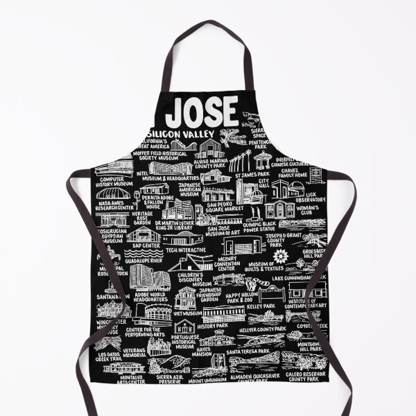 Item preview, San Jose California Map Art designed and sold by fiberandgloss.