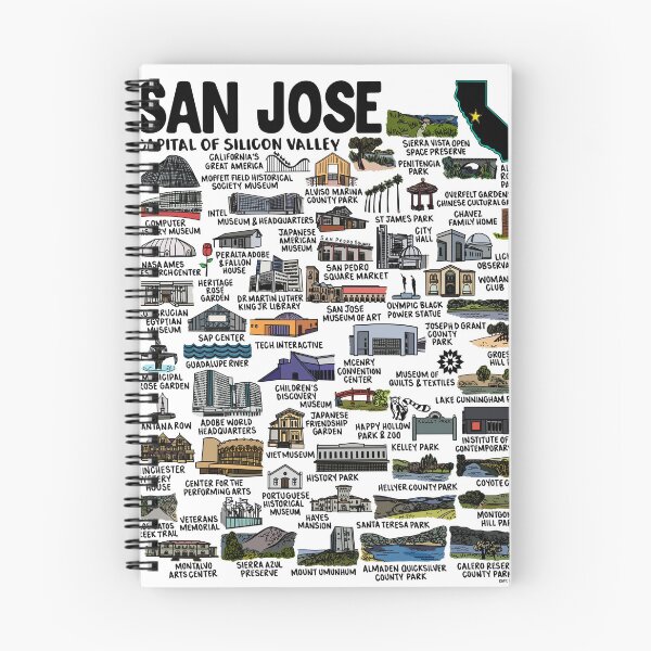 Item preview, Mapa artístico de San José designed and sold by fiberandgloss.