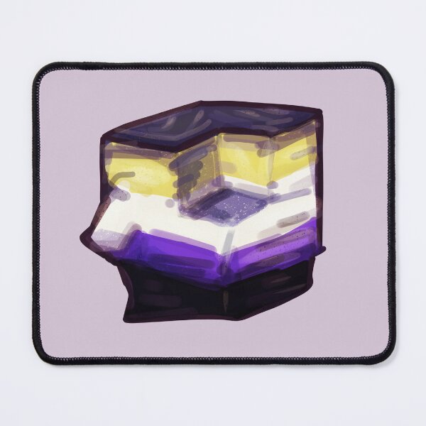 Item preview, Cool Rock Nonbinary Pride Design designed and sold by strudeldoodle.