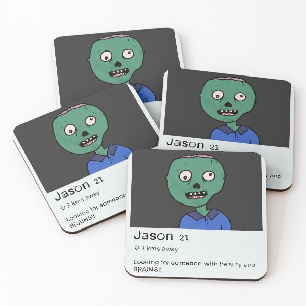 Item preview, Zombie seeking beauty and brains - Tinder profile designed and sold by nepanramac.
