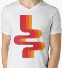 Retro Flow Men's V-Neck T-Shirt