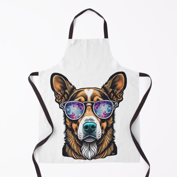 Item preview, Dog wearing Galaxy Glasses designed and sold by Simply-Cryptic.