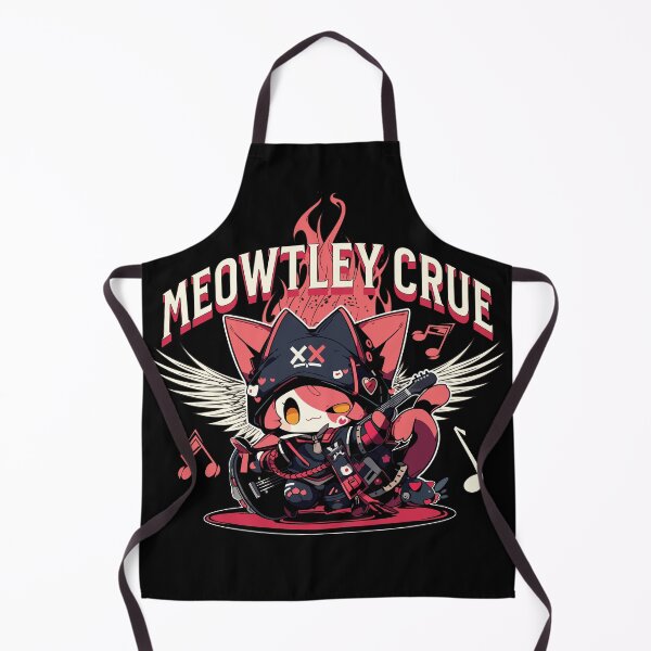 Item preview, Meowtley Crue designed and sold by Chibi Cat Art Corner.