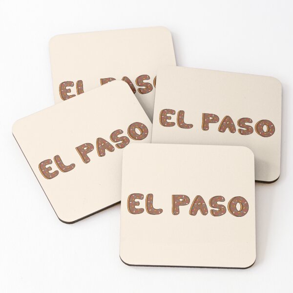Item preview, El Paso City Shaped Like Chocolate Donuts  designed and sold by DonutsWords.