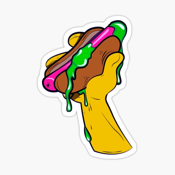Hot Dawg! Glossy Sticker