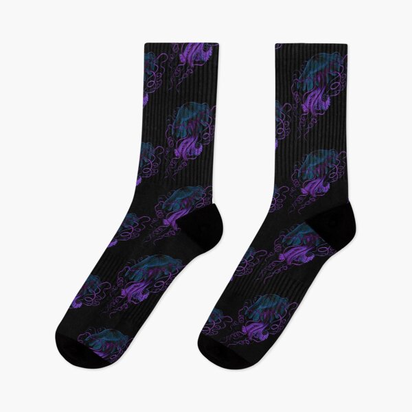 Item preview, Ernst Haeckel Floscula promethea dark teal purple designed and sold by PureVintageLove.