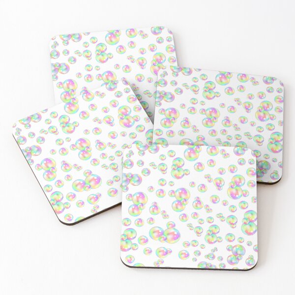 Item preview, Bubbles pattern,white designed and sold by cutecrazytshirt.