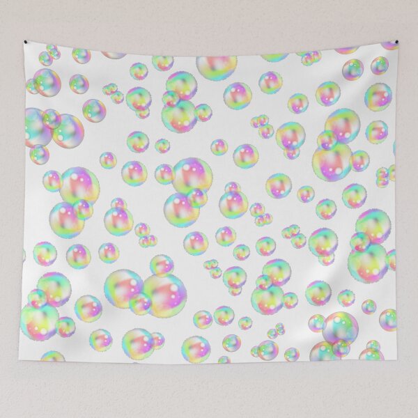 Item preview, Bubbles pattern,white designed and sold by cutecrazytshirt.
