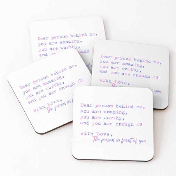 Item preview, Dear Person Behind Me | Kindness designed and sold by InnayaDusha.